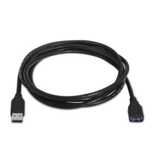 CABLE USB 3.0 AISENS TIPO A M-A H NEGRO 1.0M 2