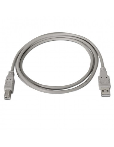 CABLE IMPRESORA AISENS USB 2.0 TIPO A M-B M BEIGE 4.5M
