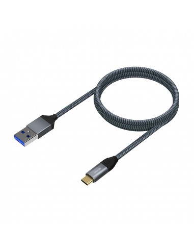 CABLE AISENS USB 3.1 GEN2 ALUMINIO 10GBPS 3A USB-C M-A M 1.5M