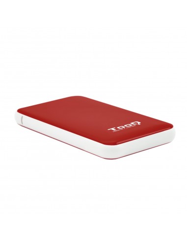 CAJA EXTERNA TQE-2528R 2,5" 9,5 MM SATA USB 3.1 GEN1 ROJA
