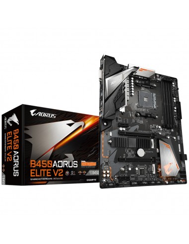 PLACA BASE GIGABYTE B450 AORUS ELITE V2 AM4 ATX 4XDDR4