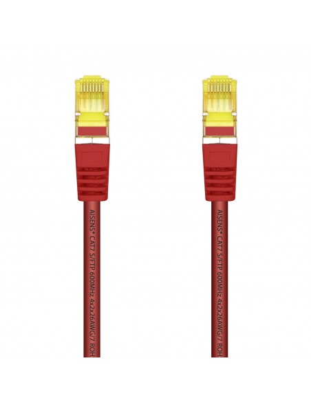 CABLE RED AISENS LATIGUILLO RJ45 LSZH CAT.7 SFTP PIMF 1.0M ROJO