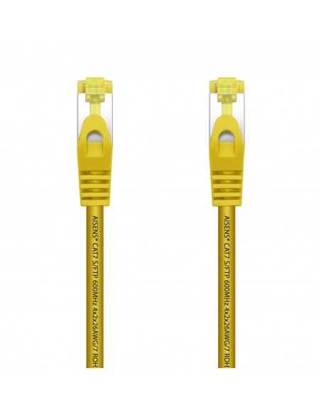 CABLE RED AISENS LATIGUILLO RJ45 LSZH CAT.7 SFTP PIMF 1.0M AMARILLO