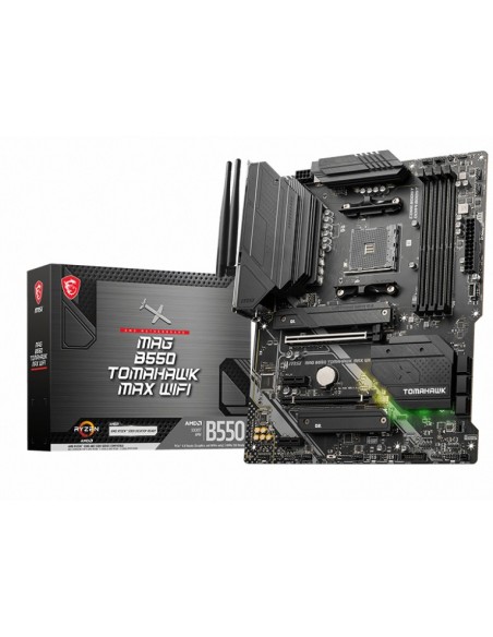 PLACA BASE MSI MAG B550 TOMAHAWK MAX WIFI AM4 ATX 4XDDR4