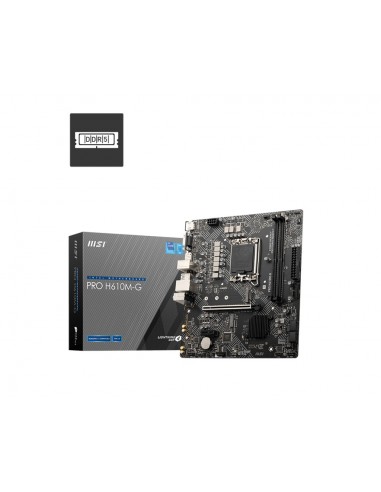 PLACA BASE MSI PRO H610M-G 1700 MATX 2XDDR5
