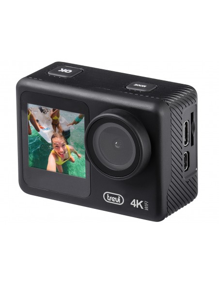 CAMARA DEPORTIVA 4K TREVI GO 2550 4K WI-FI INCLUIDA CARCASA SUBACUATICA 30M