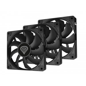 NATEC Oxal 120 Carcasa del ordenador Ventilador 12 cm Negro 3 pieza(s) 2