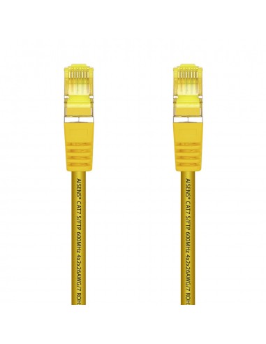 CABLE RED AISENS LATIGUILLO RJ45 LSZH CAT.7 SFTP PIMF 2.0M AMARILLO