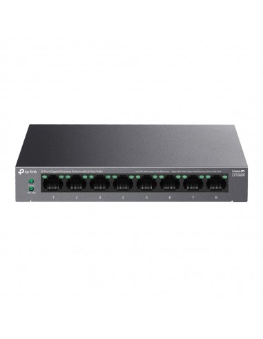 SWITCH TP-LINK LS108GP 8 PUERTOS GIGABIT DESKTOP POE+