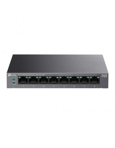 SWITCH TP-LINK LS108GP 8 PUERTOS GIGABIT DESKTOP POE+