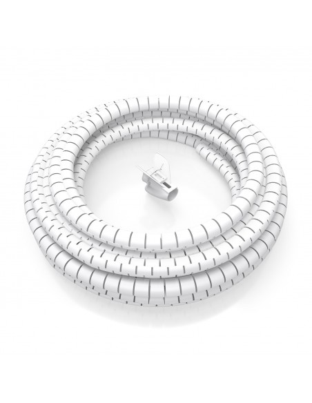 ORGANIZADOR CABLE AISENS EN ESPIRAL 25MM BLANCO 3.0M