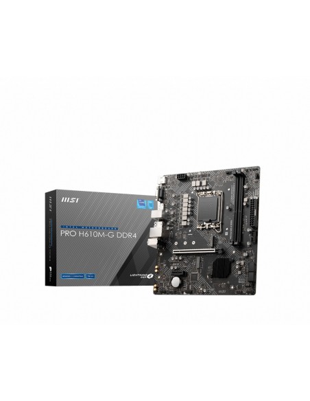 PLACA BASE MSI PRO H610M-G D4 1700 MATX 2XDDR4