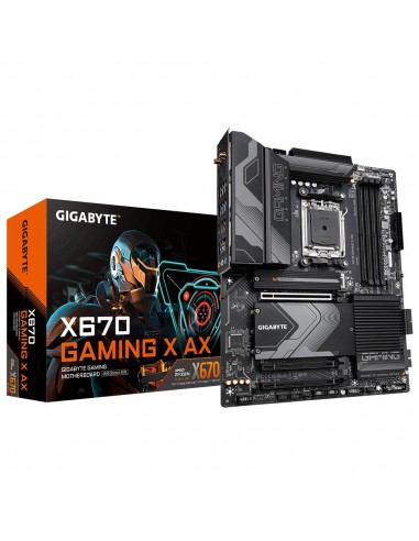 PLACA BASE GIGABYTE X670 GAMING X AX AM5 ATX 4XDDR5