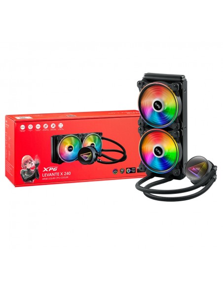 REFRIGERACION LIQUIDA XPG LEVANTEX240-BKCWW