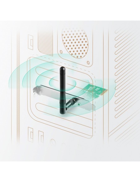 ADAPTADOR RED PCIE TP-LINK N150