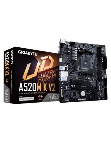 PLACA BASE GIGABYTE A520M K V2 AM4 MATX 2XDDR4