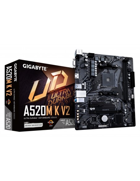 PLACA BASE GIGABYTE A520M K V2 AM4 MATX 2XDDR4