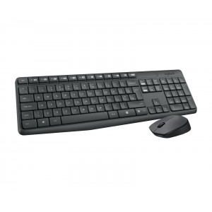 COMBO TECLADO RATON LOGITECH MK235 RF INALAMBRICO GRIS 2