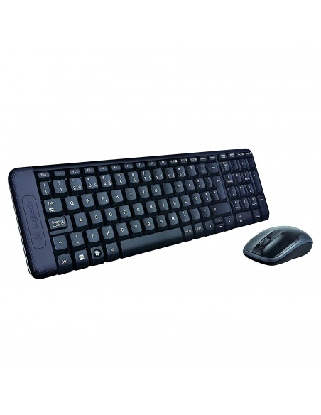 COMBO TECLADO RATON LOGITECH MK220 RF INALAMBRICO NEGRO