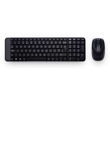 COMBO TECLADO RATON LOGITECH MK220 RF INALAMBRICO NEGRO