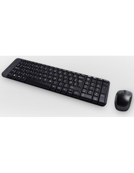 COMBO TECLADO RATON LOGITECH MK220 RF INALAMBRICO NEGRO