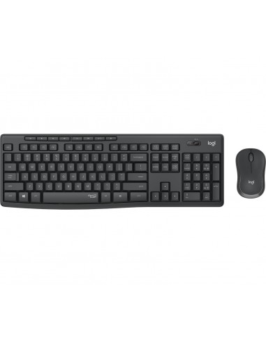 COMBO TECLADO RATON LOGITECH MK295 RF INALAMBRICO NEGRO
