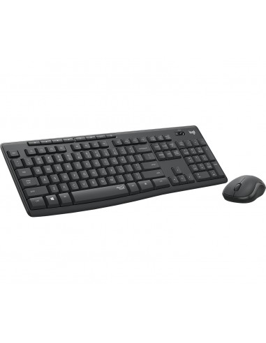 COMBO TECLADO RATON LOGITECH MK295 RF INALAMBRICO NEGRO