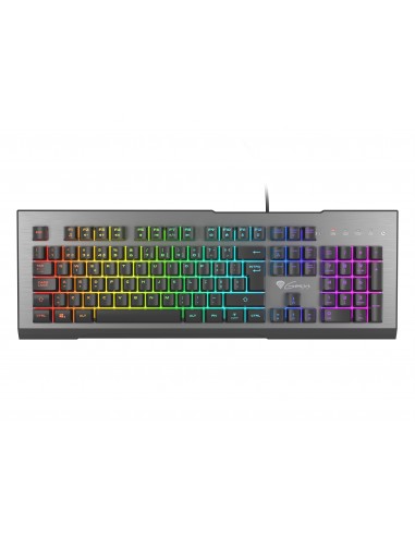 TECLADO GAMING GENESIS RHOD 500 RGB PORTUGUES RETROILUMINADO ALUMINIO