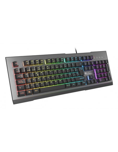 TECLADO GAMING GENESIS RHOD 500 RGB RETROILUMINADO ALUMINIO