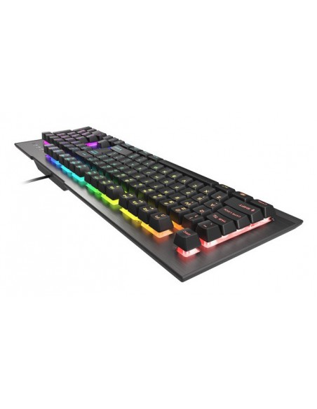 TECLADO GAMING GENESIS RHOD 500 RGB RETROILUMINADO ALUMINIO