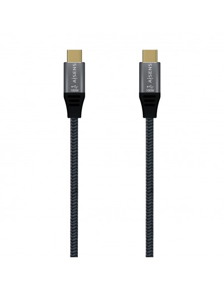 CABLE AISENS USB 3.2 GEN2x2 ALU 20GBPS 8K30HZ 5A 100W USB-C 1.0M