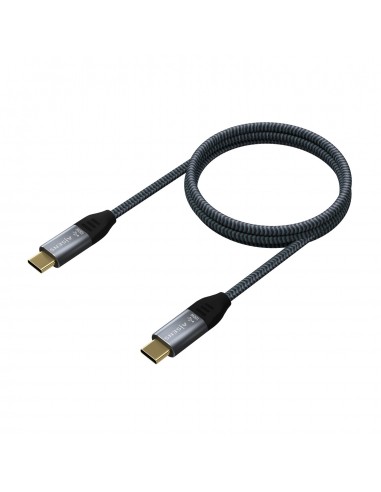 CABLE AISENS USB 3.2 GEN2x2 ALU 20GBPS 8K30HZ 5A 100W USB-C 1.0M