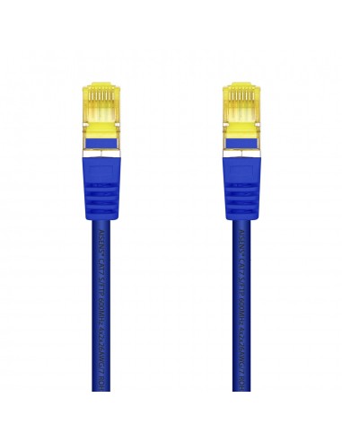 CABLE RED AISENS LATIGUILLO RJ45 LSZH CAT.7 SFTP PIMF 25CM AZUL