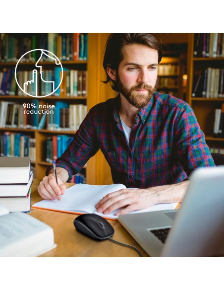 RATON LOGITECH B110 SILENT USB NEGRO