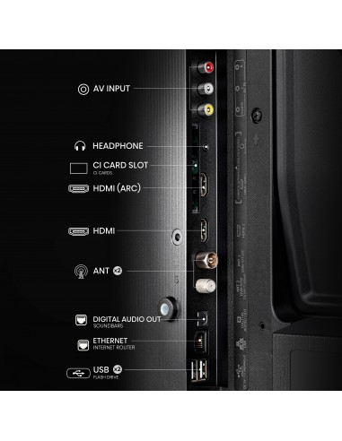 TV HISENSE SMART TV 40A4N 40" MODO JUEGO DEPORTES IA DOLBY DTS TDT