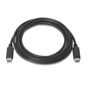 CABLE USB 2.0 AISENS 3A TIPO USB-C M-USB-C M NEGRO 0.5M 2