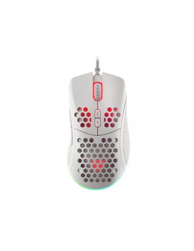 RATON GAMING GENESIS KRYPTON 555 RGB SENSOR PMW3333 8000 DPI BLANCO