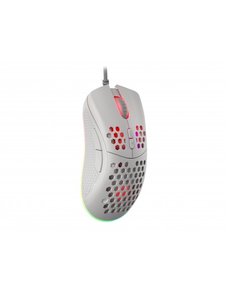 RATON GAMING GENESIS KRYPTON 555 RGB SENSOR PMW3333 8000 DPI BLANCO