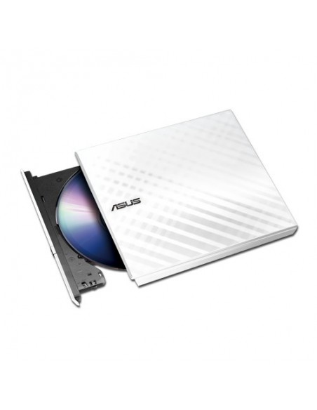 LECTOR GRABADOR CD DVD SLIM ASUS SDRW-08D2S-U EXTERNO BLANCO