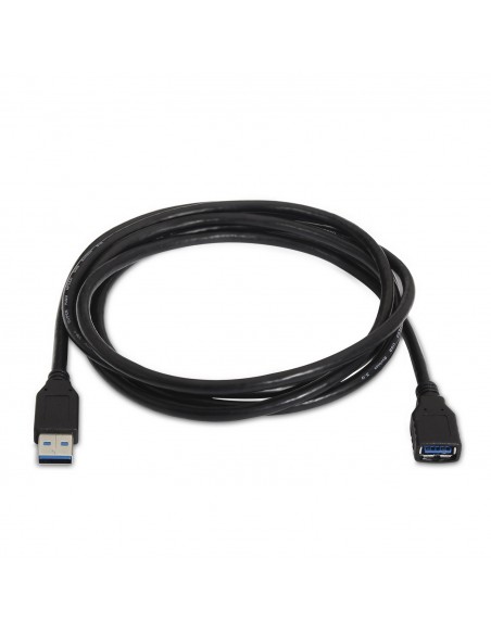 CABLE USB 3.0 AISENS TIPO A M-A H NEGRO 2.0M
