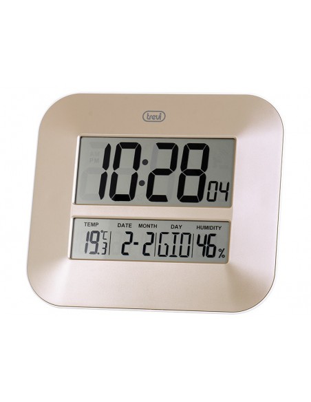 RELOJ PARED TREVI OM 3520 D DIGITAL PANTALLA GRANDE 27 CM BRONCE