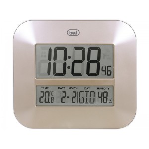RELOJ PARED TREVI OM 3520 D DIGITAL PANTALLA GRANDE 27 CM BRONCE 2