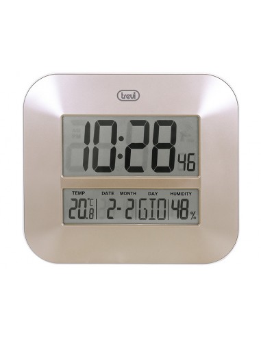 RELOJ PARED TREVI OM 3520 D DIGITAL PANTALLA GRANDE 27 CM BRONCE