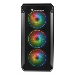 CAJA GAMING GENESIS IRID 503 ARGB V2 MATX MINITORRE 1XUSB3.0 2XUSB2.0 BK SIN PSU