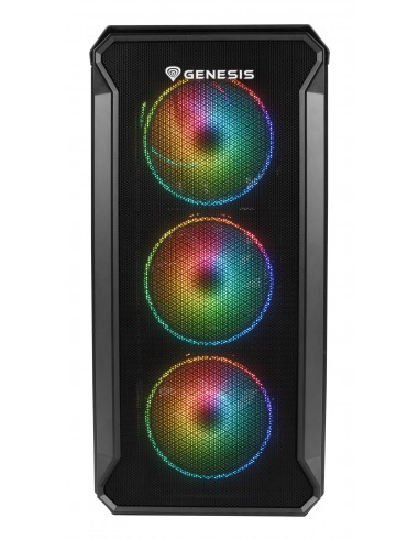 CAJA GAMING GENESIS IRID 503 ARGB V2 MATX MINITORRE 1XUSB3.0 2XUSB2.0 BK SIN PSU