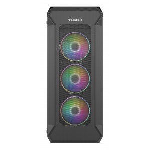CAJA GAMING GENESIS IRID 505 ARGB V2 ATX MEDIATORRE 2XUSB3.0 2.0 BK SIN PSU