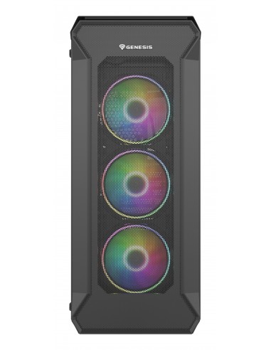 CAJA GAMING GENESIS IRID 505 ARGB V2 ATX MEDIATORRE 2XUSB3.0 2.0 BK SIN PSU