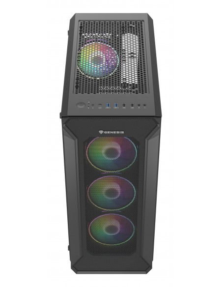 CAJA GAMING GENESIS IRID 505 ARGB V2 ATX MEDIATORRE 2XUSB3.0 2.0 BK SIN PSU
