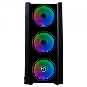 CAJA ATX HIDITEC V30 ARGB CRISTAL TEMPLADO 2