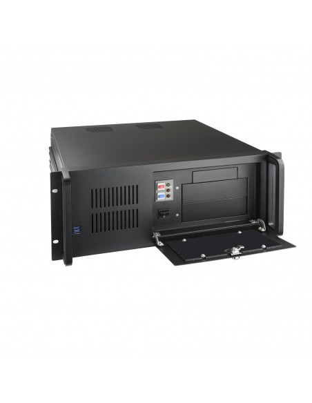 CAJA RACK IPC TOOQ 406N 19" ATX USB 3,0,ACERO,SIN FUENTE,CON LLAVE